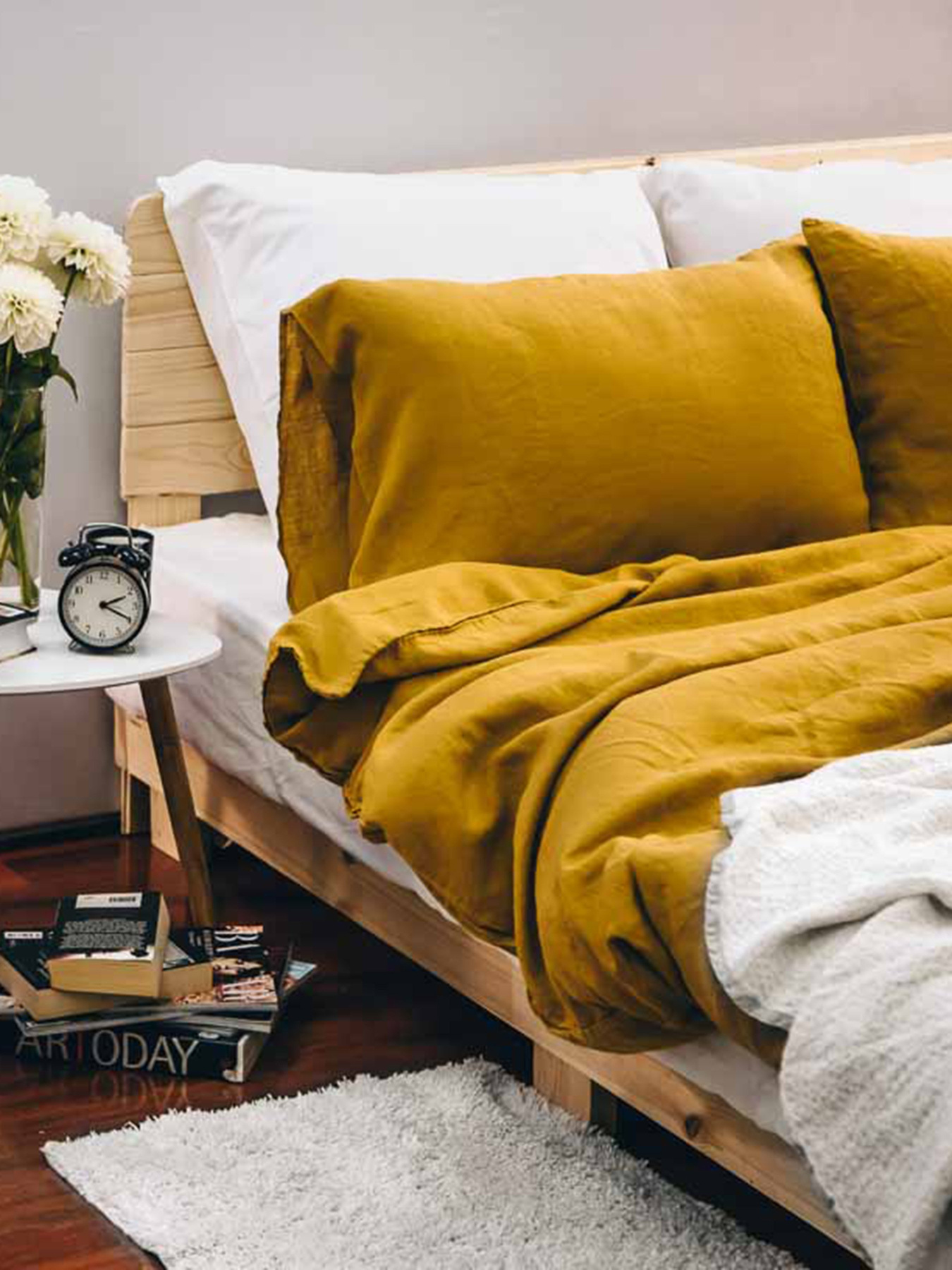 Комплект постельного белья Orange с натурального льна OWLED модель LB4-4004-O Фото