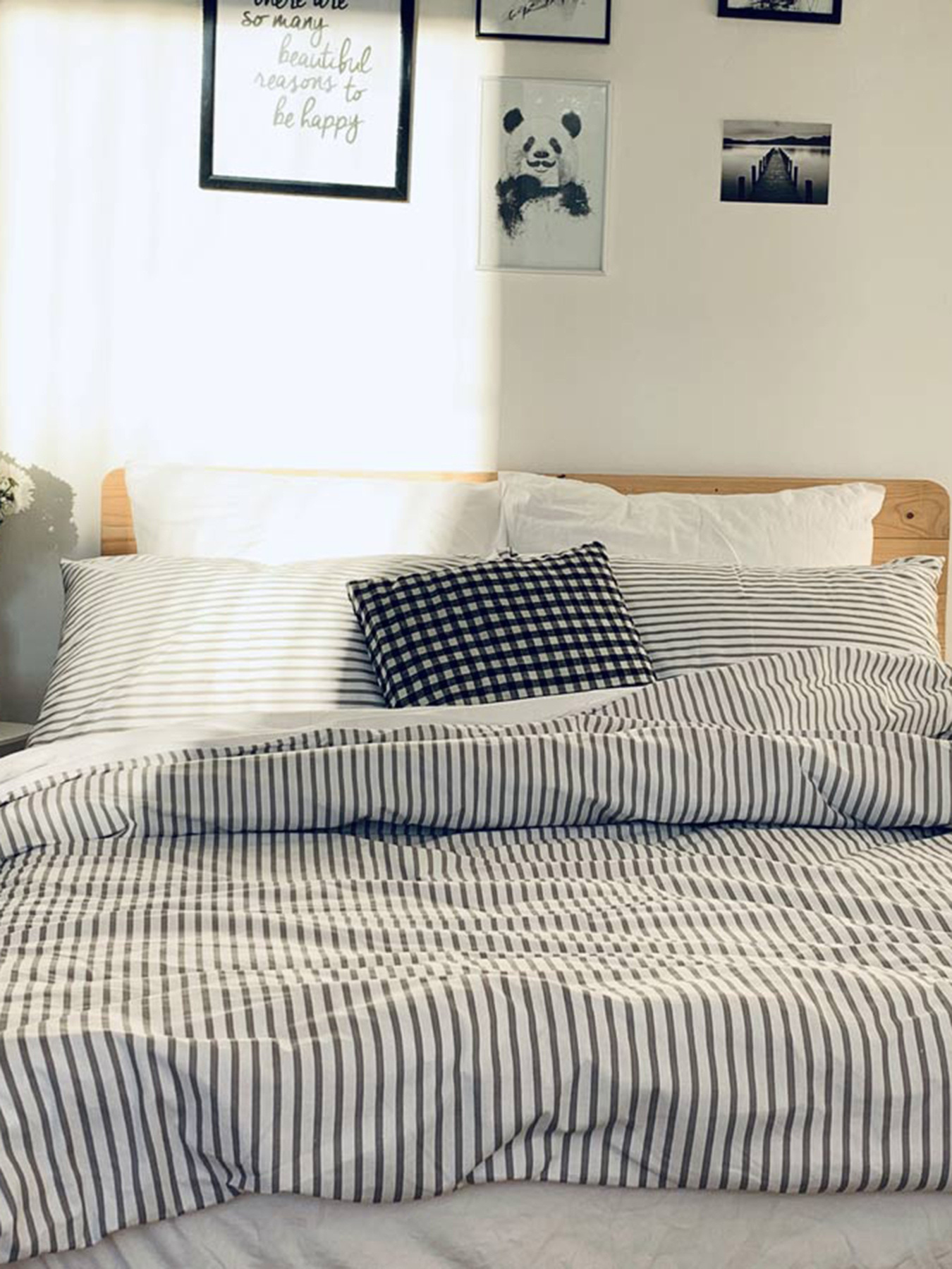 Комплект постельного белья Grey Strip с натурального хлопка ранфорс OWLED модель RB5-5005-GS Комплект постельного белья Grey Strip с натурального хлопка ранфорс OWLED модель RB5-5005-GS Фото