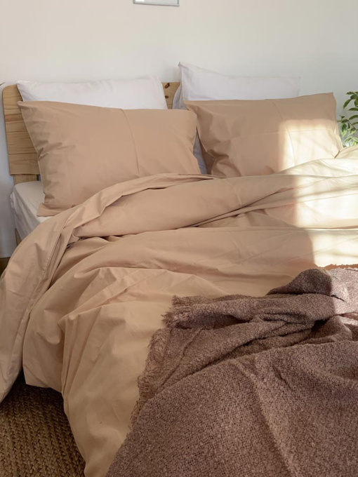 Комплект постільної білизни Sand з натуральної бавовни ранфорс OWLED модель RB5-5005-S Фото