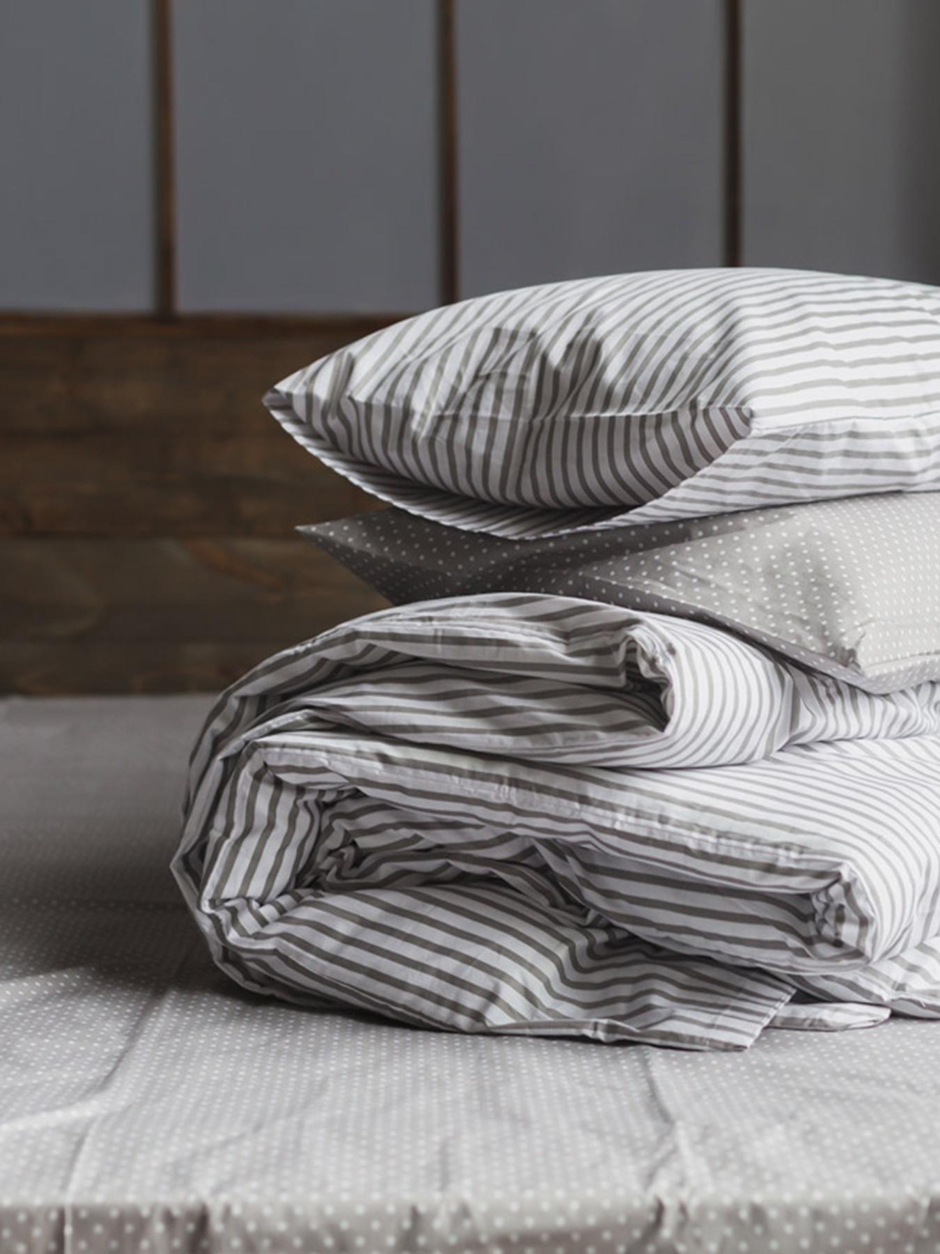 Комплект постельного белья Scandinavian Duet с натурального хлопка ранфорс OWLED модель RB5-5005-SD Фото