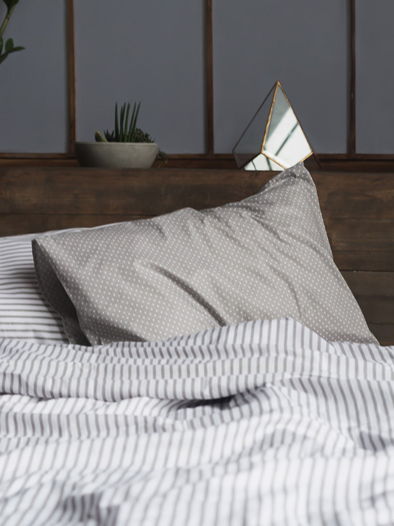 Комплект постельного белья Scandinavian Duet с натурального хлопка ранфорс OWLED модель RB5-5005-SD Комплект постельного белья Scandinavian Duet с натурального хлопка ранфорс OWLED модель RB5-5005-SD Фото