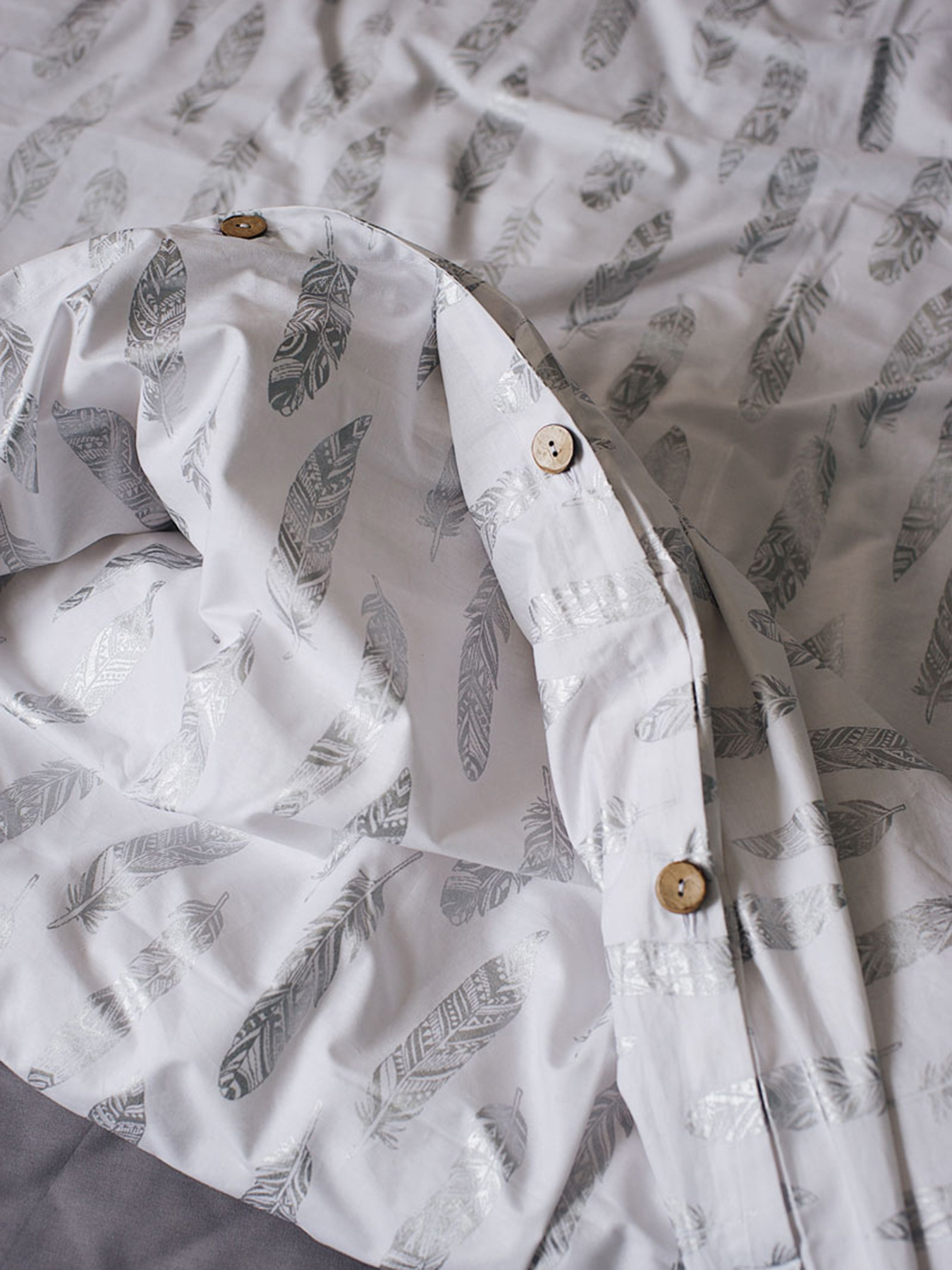 Комплект постельного белья Silver Swan с натурального хлопка ранфорс OWLED модель RB5-5005-SS Комплект постельного белья Silver Swan с натурального хлопка ранфорс OWLED модель RB5-5005-SS Фото