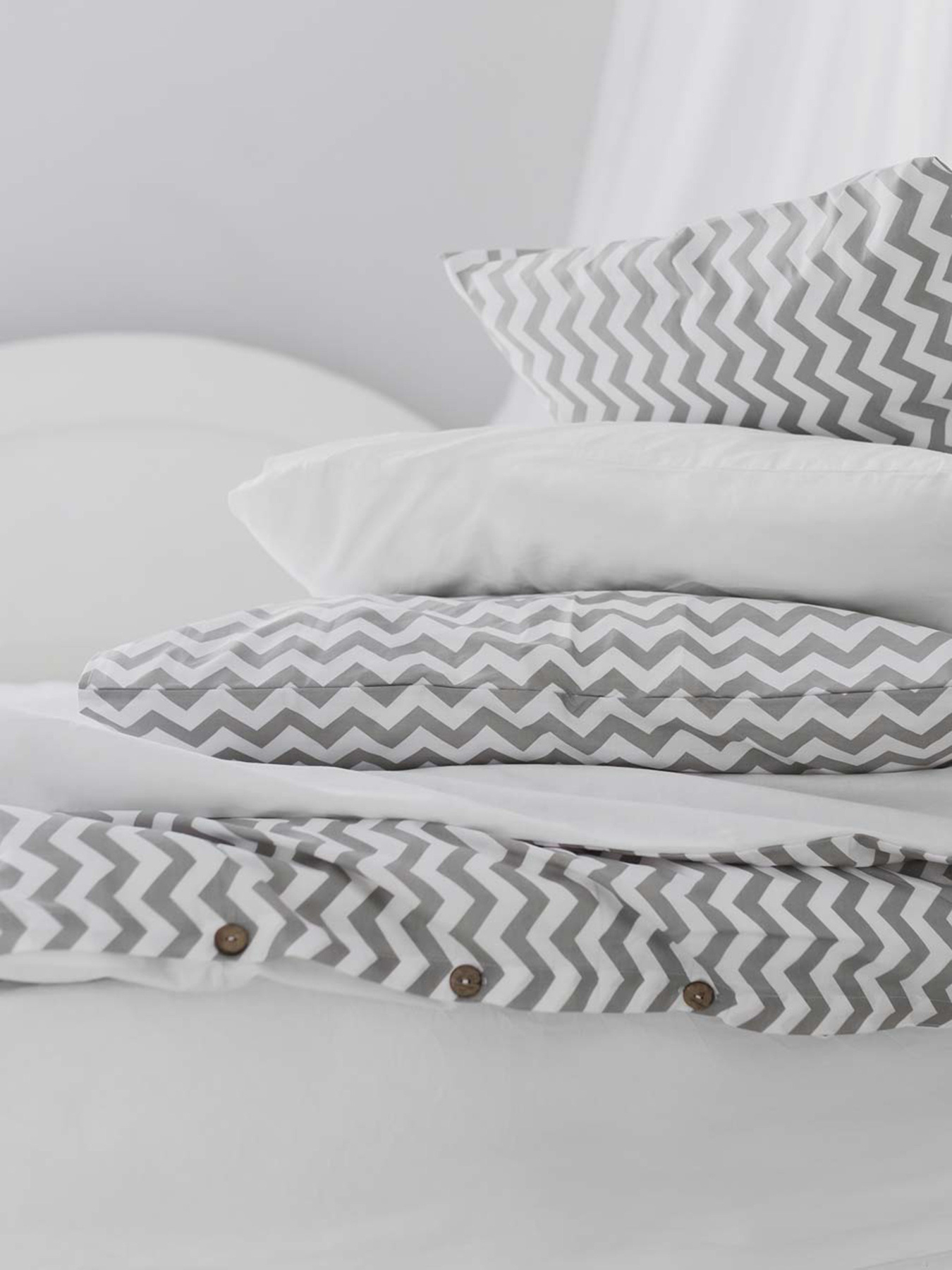 Комплект постельного белья Zigzag с натурального хлопка ранфорс OWLED модель RB5-5005-Z Фото