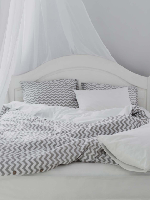 Комплект постільної білизни Zigzag з натуральної бавовни ранфорс OWLED модель RB5-5005-Z Фото