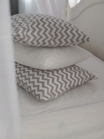 Комплект постельного белья Zigzag с натурального хлопка ранфорс OWLED модель RB5-5005-Z Фото