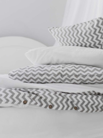 Комплект постельного белья Zigzag с натурального хлопка ранфорс OWLED модель RB5-5005-Z Фото