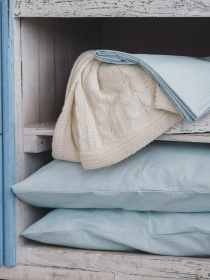 Комплект постільної білизни Blue Peas з натуральної бавовни ранфорс OWLED модель RB5-5005-BP Фото