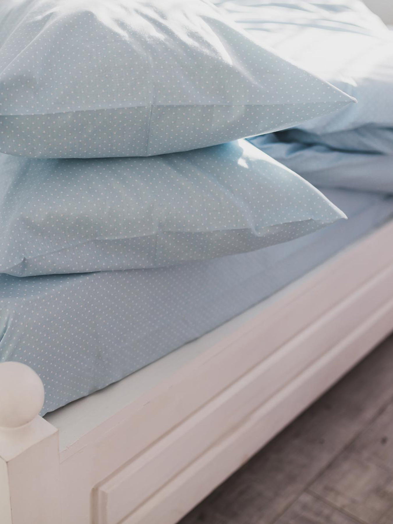 Комплект постільної білизни Blue Peas з натуральної бавовни ранфорс OWLED модель RB5-5005-BP Комплект постільної білизни Blue Peas з натуральної бавовни ранфорс OWLED модель RB5-5005-BP Фото