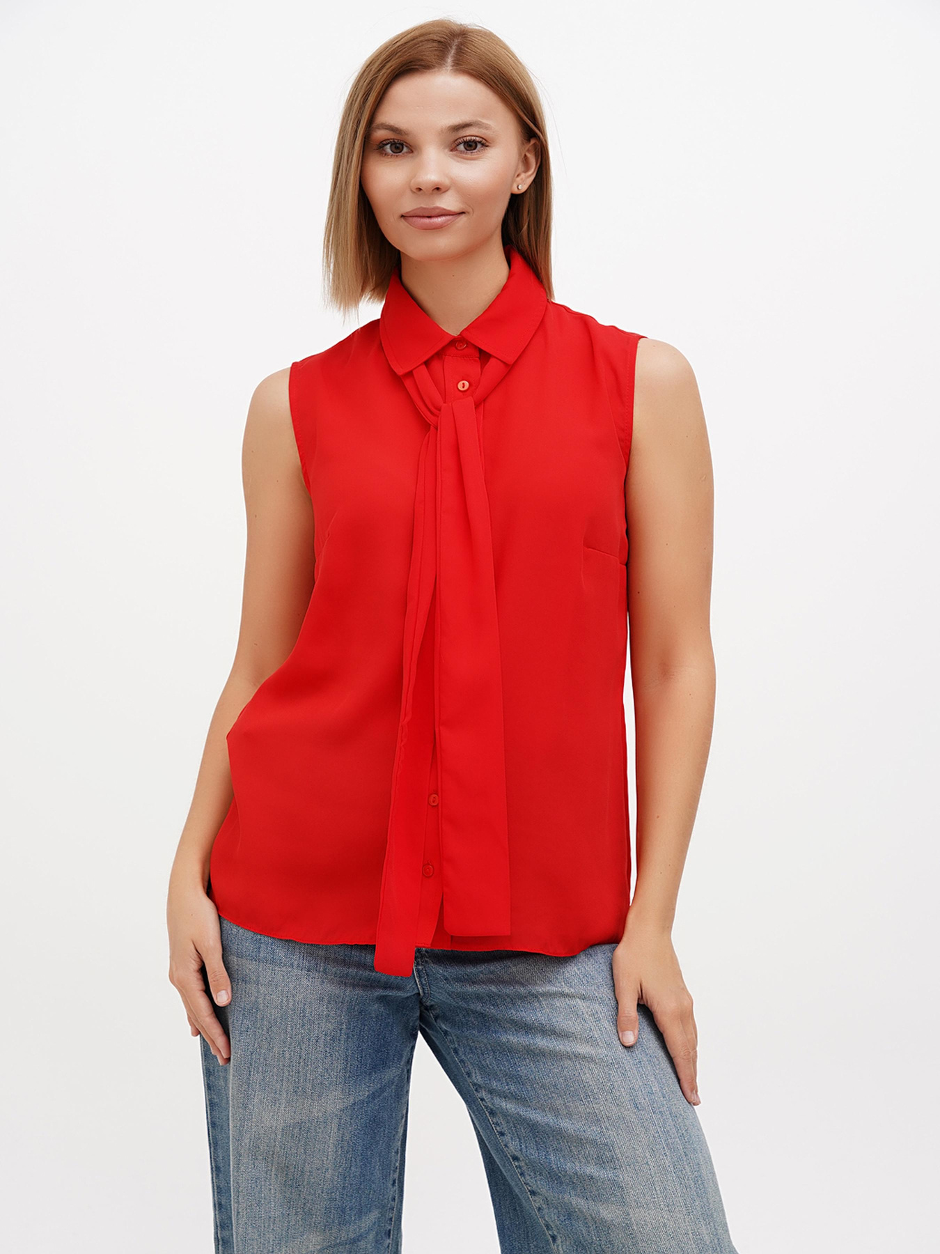 Блуза Sassofono модель A272-SC-2150_красный Фото