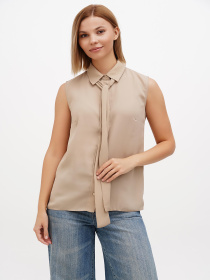 Блуза Sassofono модель A272-SC-2150_бежевый Фото