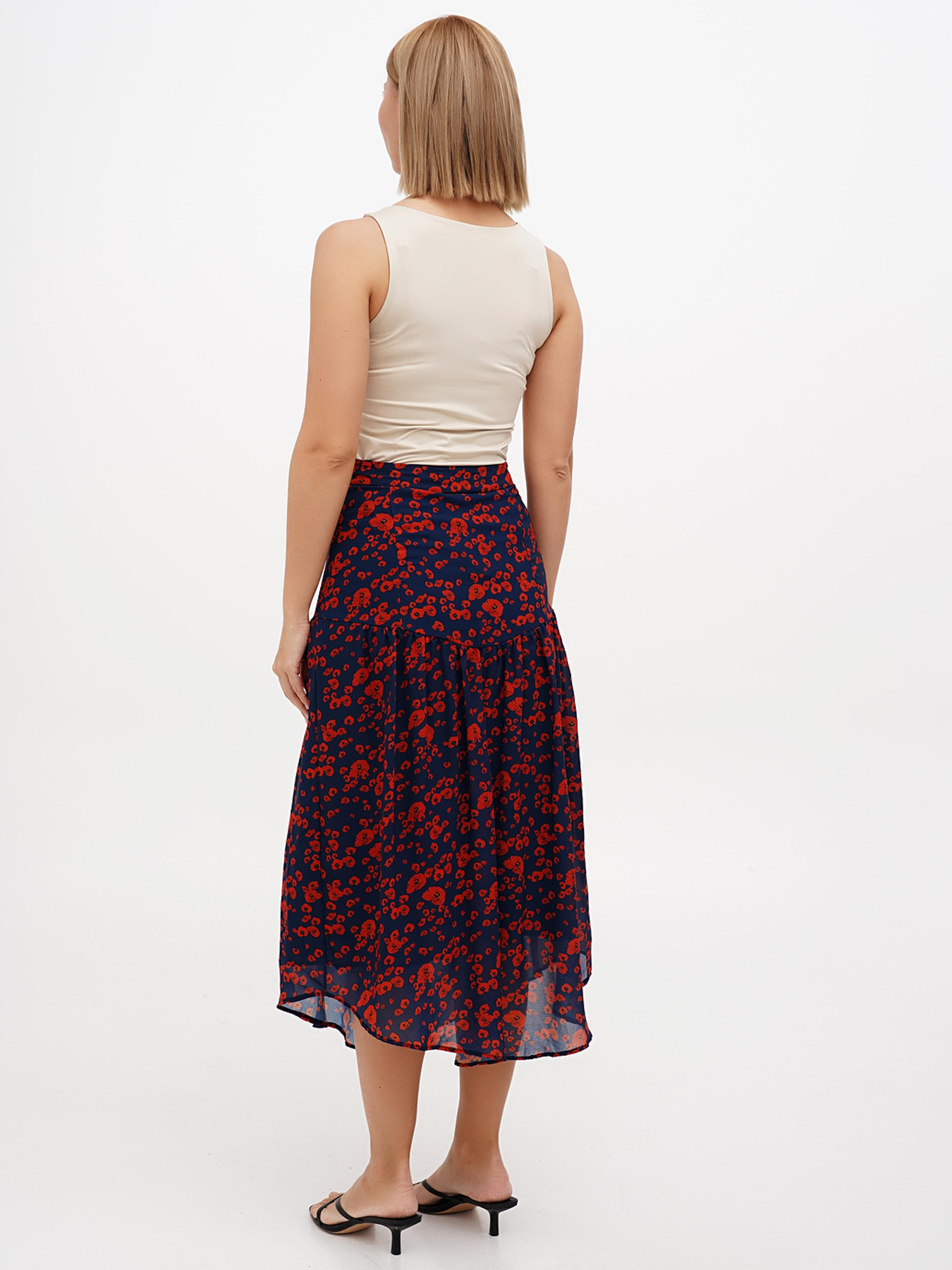 Юбка миди Sassofono модель A272-SC-2140 Фото