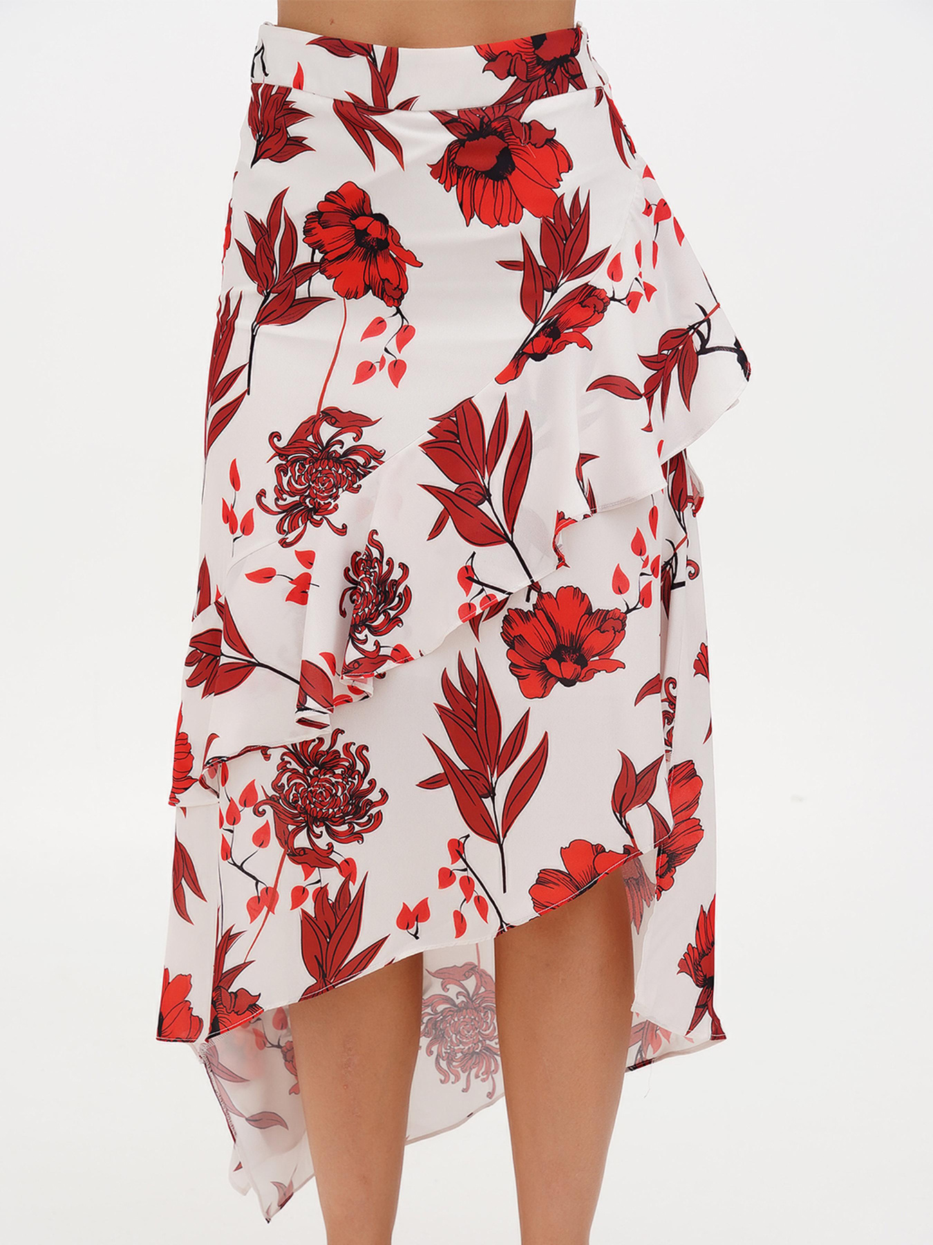 Спідниця міді Sassofono модель A272-SC-2137 Фото