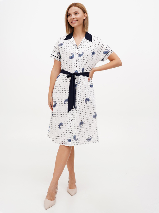 Платье миди Sassofono модель A272-SF-2111 Фото