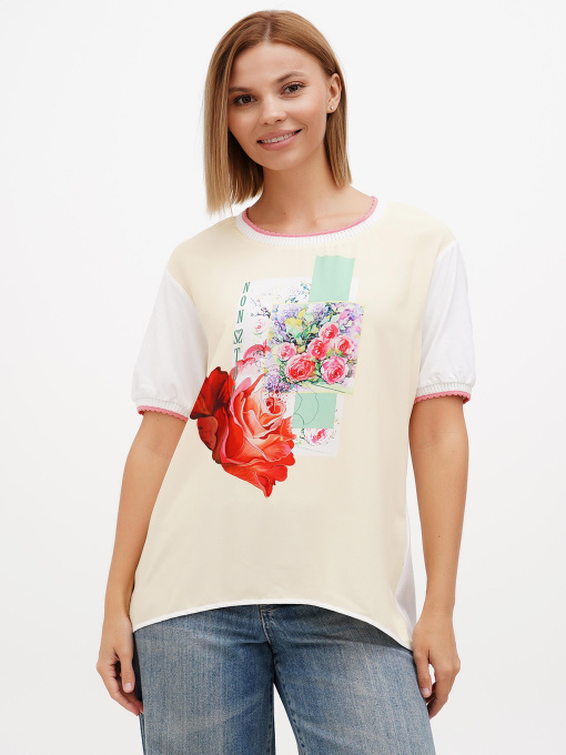 Футболка Sassofono модель A272-SF-2084 Фото