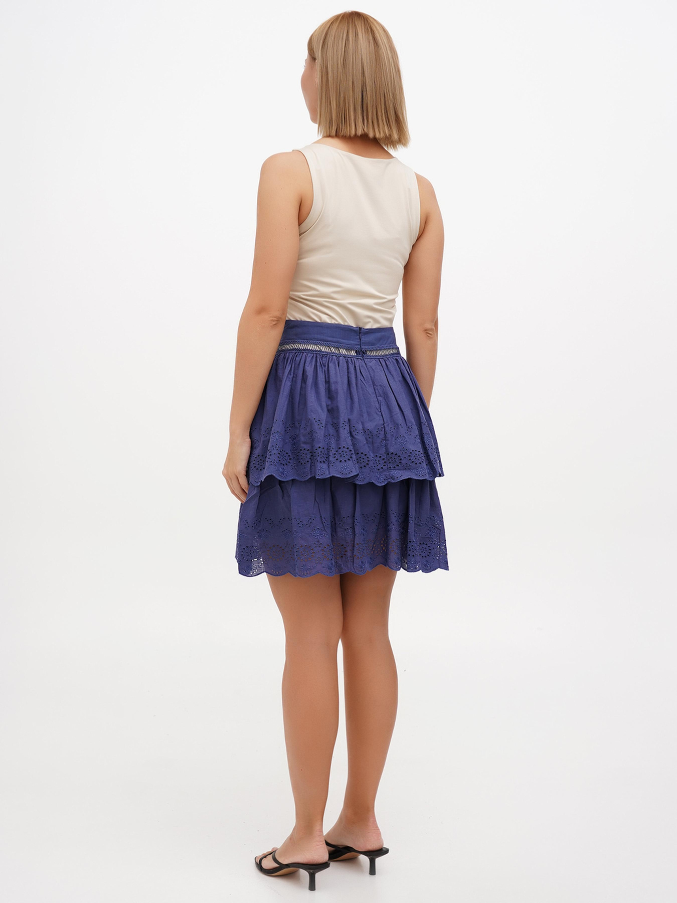 Спідниця міні Sassofono модель A272-SC-2139_синий Фото