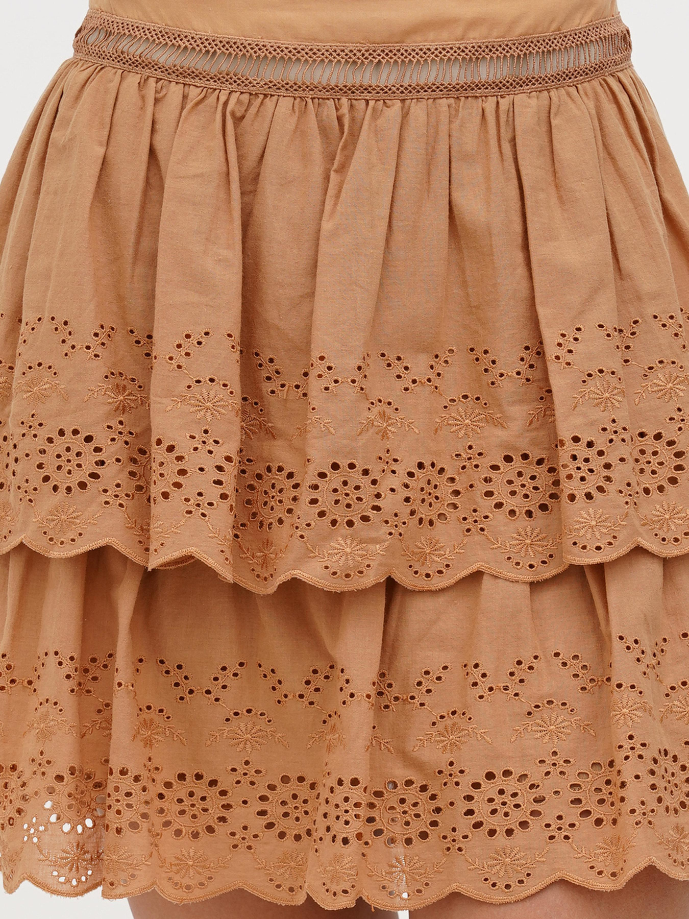 Спідниця міні Sassofono модель A272-SC-2139_бежевый Фото