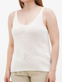 Майка Sassofono модель A272-SC-1817_молочный Фото