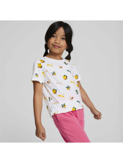 Футболка PUMA Small World Tee модель 670888 — фото 3 - INTERTOP