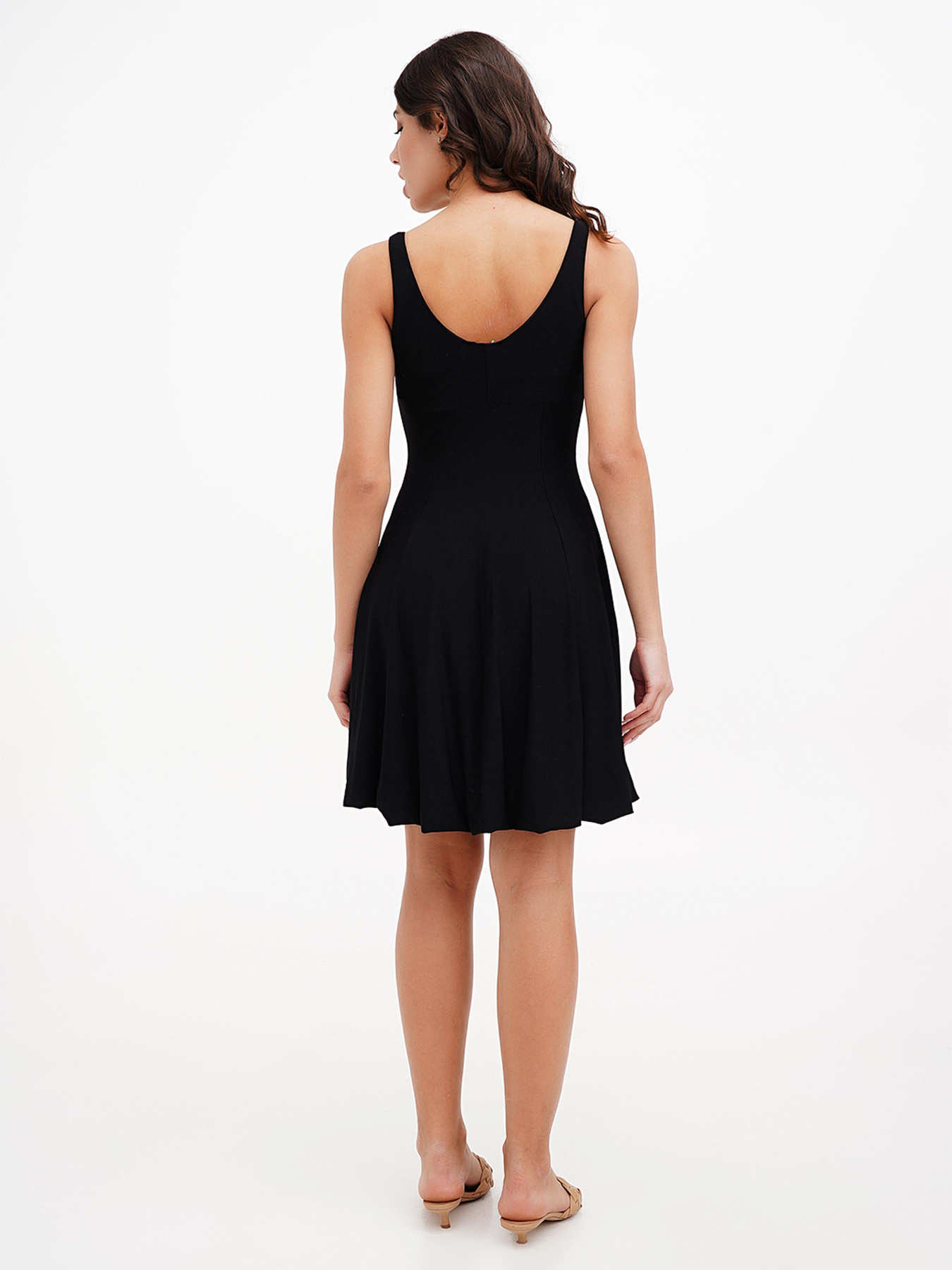 Платье мини Sassofono модель A272-SC-1766_чёрный Фото