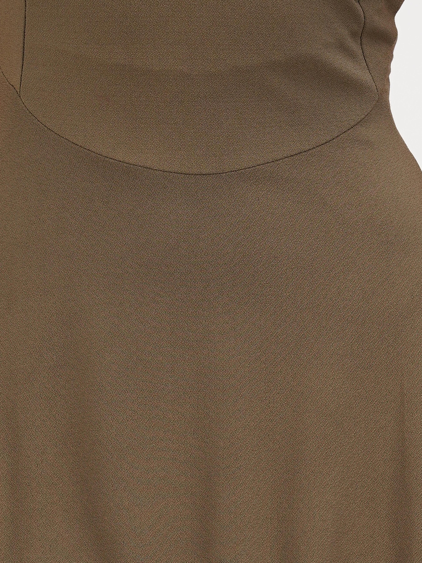 Платье мини Sassofono модель A272-SC-1766_хаки Фото