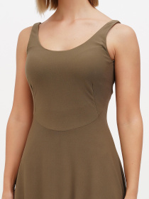 Платье мини Sassofono модель A272-SC-1766_хаки Фото