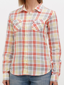 Рубашка Sassofono модель A272-SC-1775_оранжевый Фото