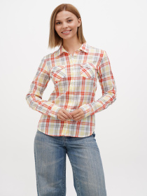 Рубашка Sassofono модель A272-SC-1775_оранжевый Фото