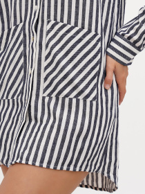 Платье мини Sassofono модель A272-SC-1779_синий Фото