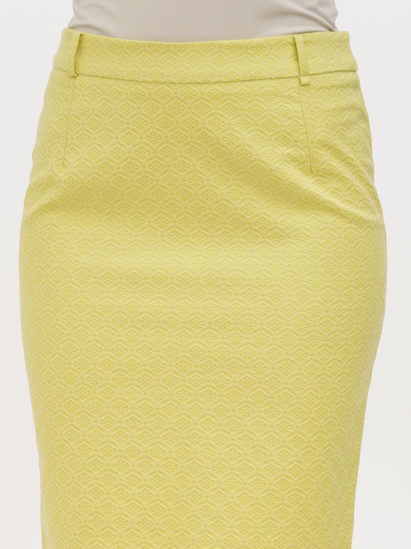 Юбка миди Sassofono модель A272-SC-1782_салатовый Фото