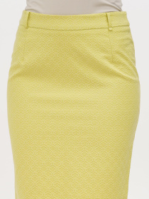 Юбка миди Sassofono модель A272-SC-1782_салатовый Фото
