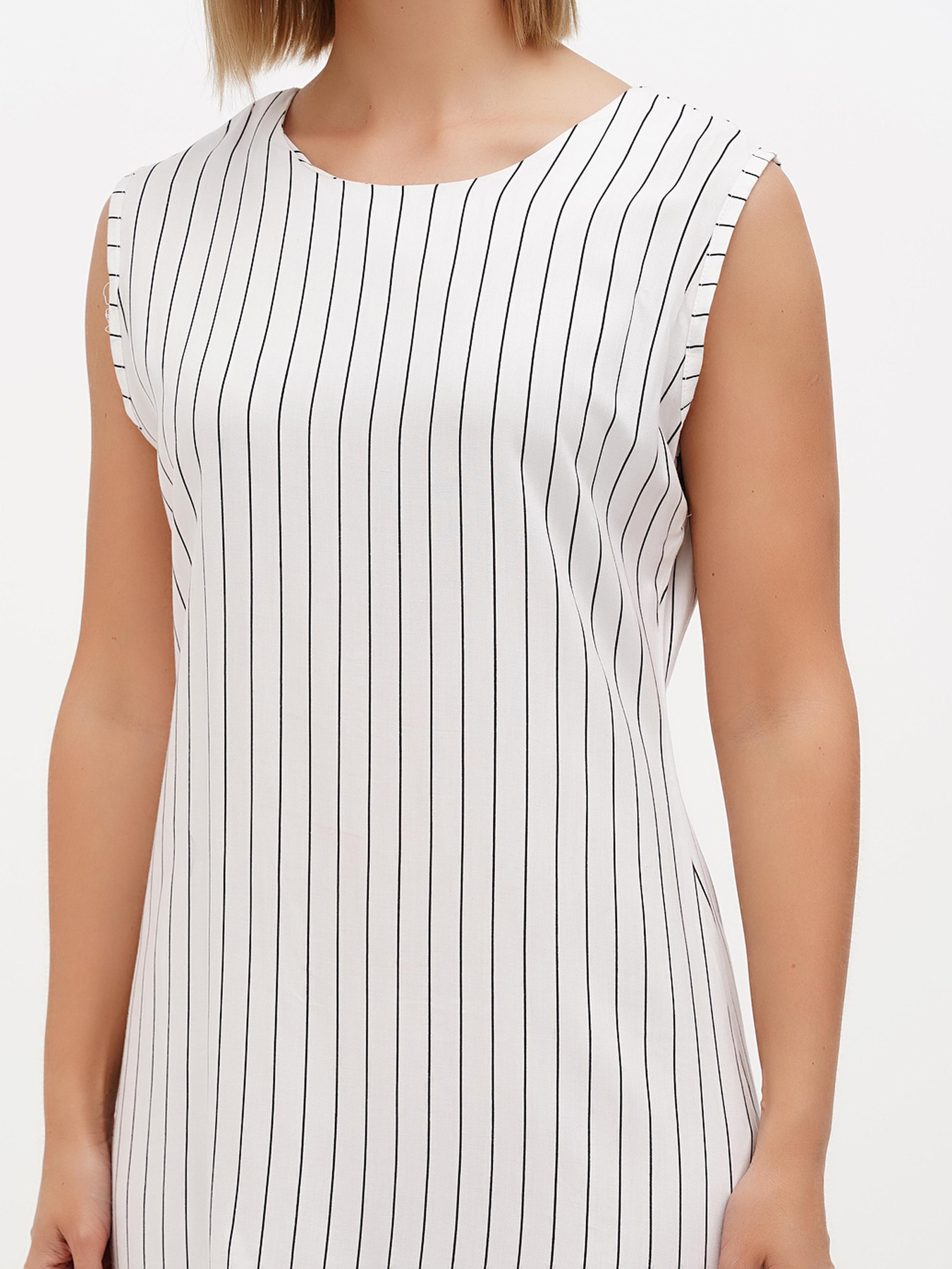 Платье мини Sassofono модель A272-SC-1785_белый Фото