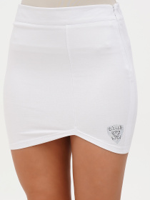 Юбка мини Sassofono модель A272-SC-1791_белый Фото