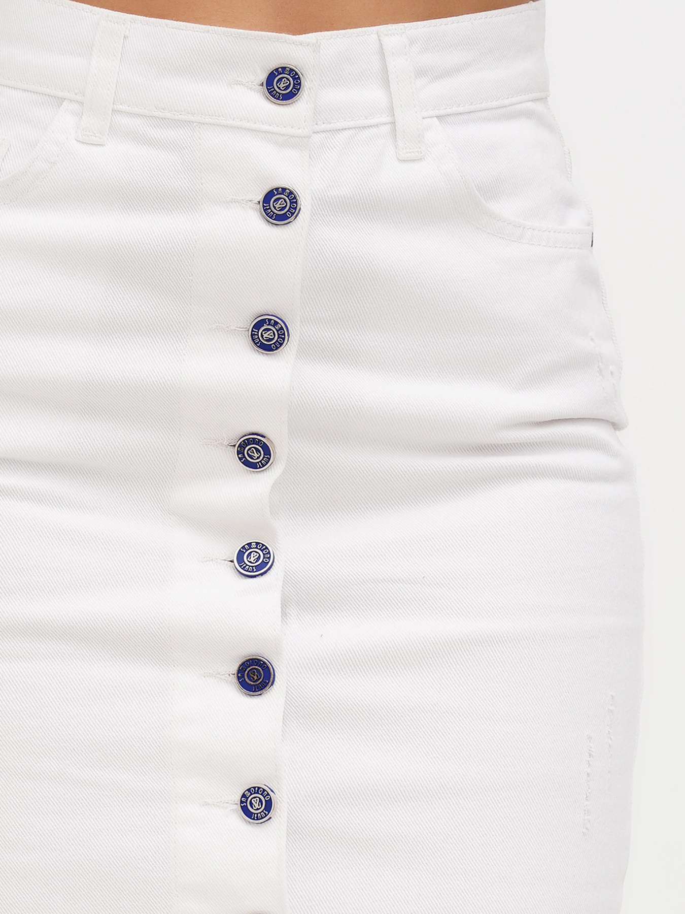 Джинсовая юбка Sassofono модель A272-SF-2119 Фото