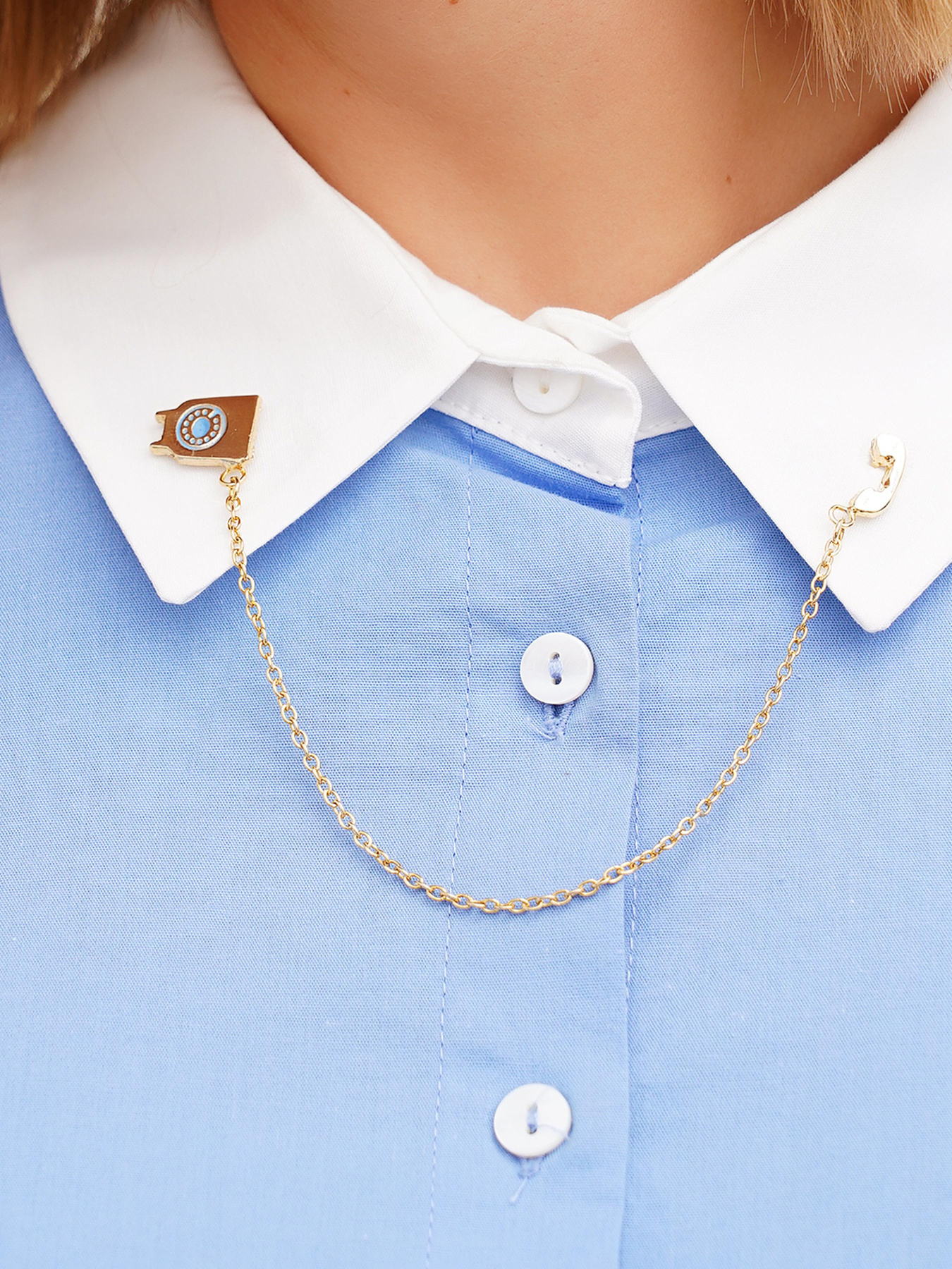 Рубашка повседневная Sassofono модель A272-SC-1844 Фото