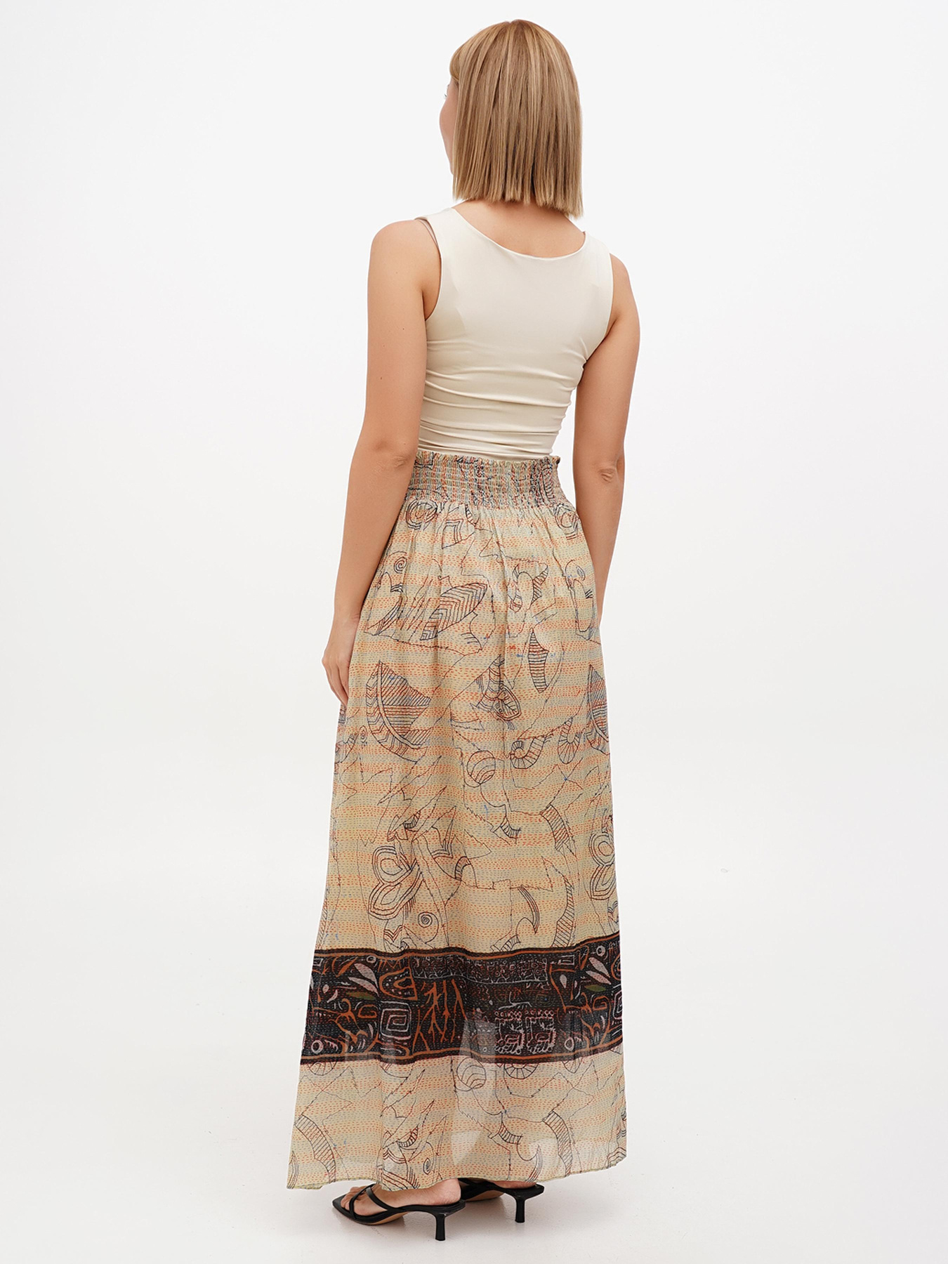 Юбка макси Sassofono модель A272-SC-1821 Фото