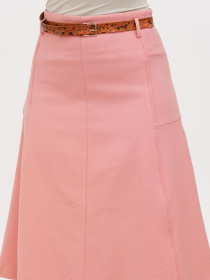 Юбка миди Sassofono модель A272-SC-1820_пудра Фото