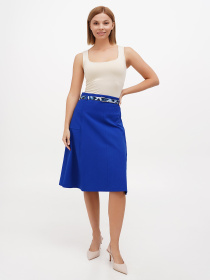 Спідниця міді Sassofono Модель A272-SC-1820_синий Фото