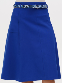 Юбка миди Sassofono модель A272-SC-1820_синий Фото