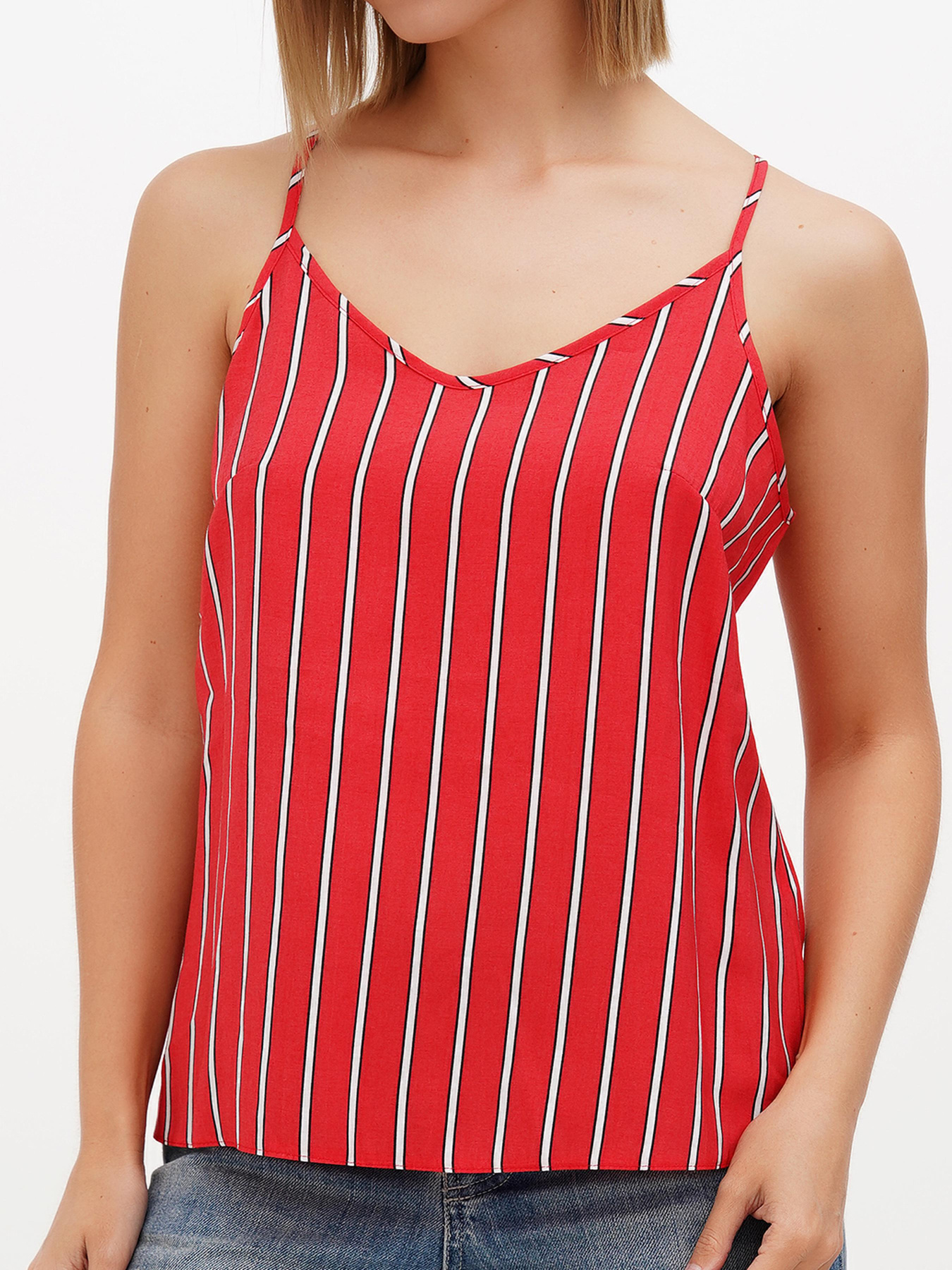 Майка Sassofono модель A272-SC-1829_красный Фото