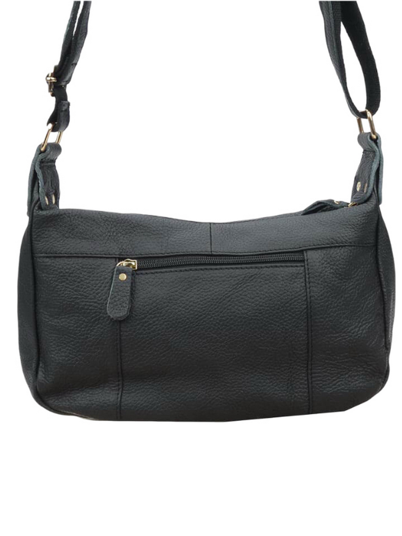 Кросс-боди Borsa Leather модель 1t300-black Фото