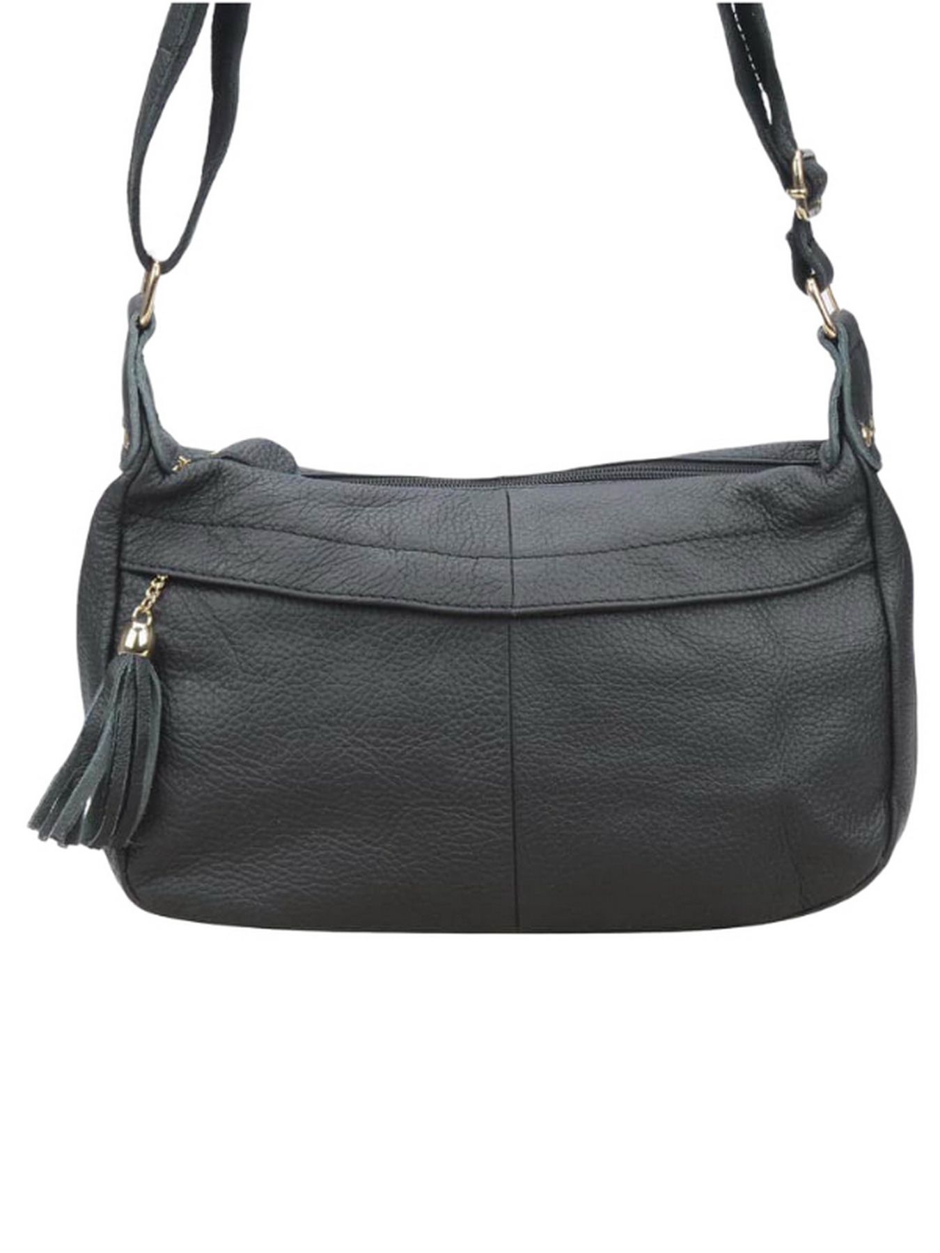 Кросс-боди Borsa Leather модель 1t300-black Фото