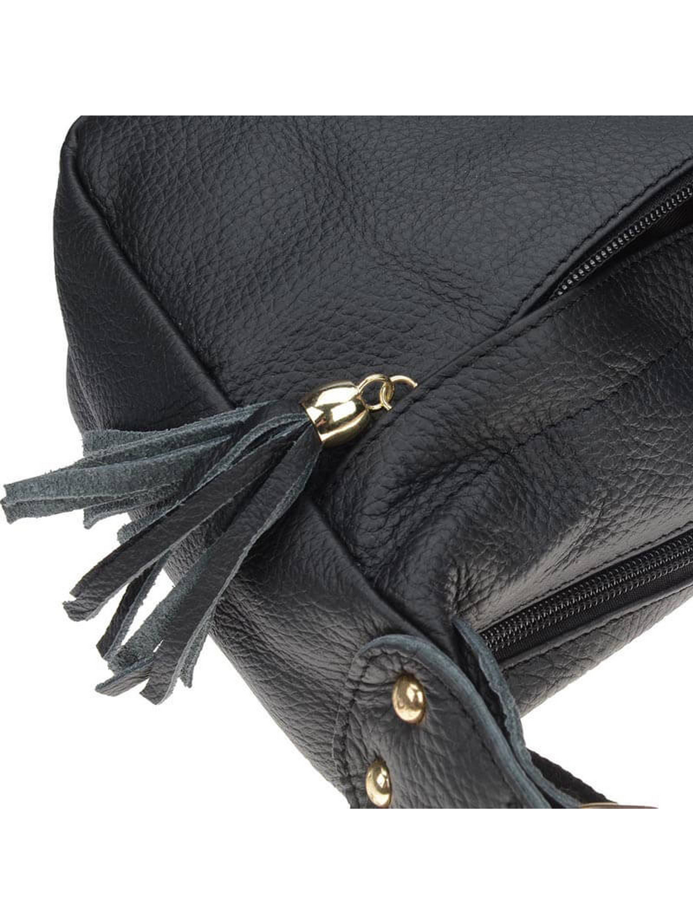 Кросс-боди Borsa Leather модель 1t300-black Фото