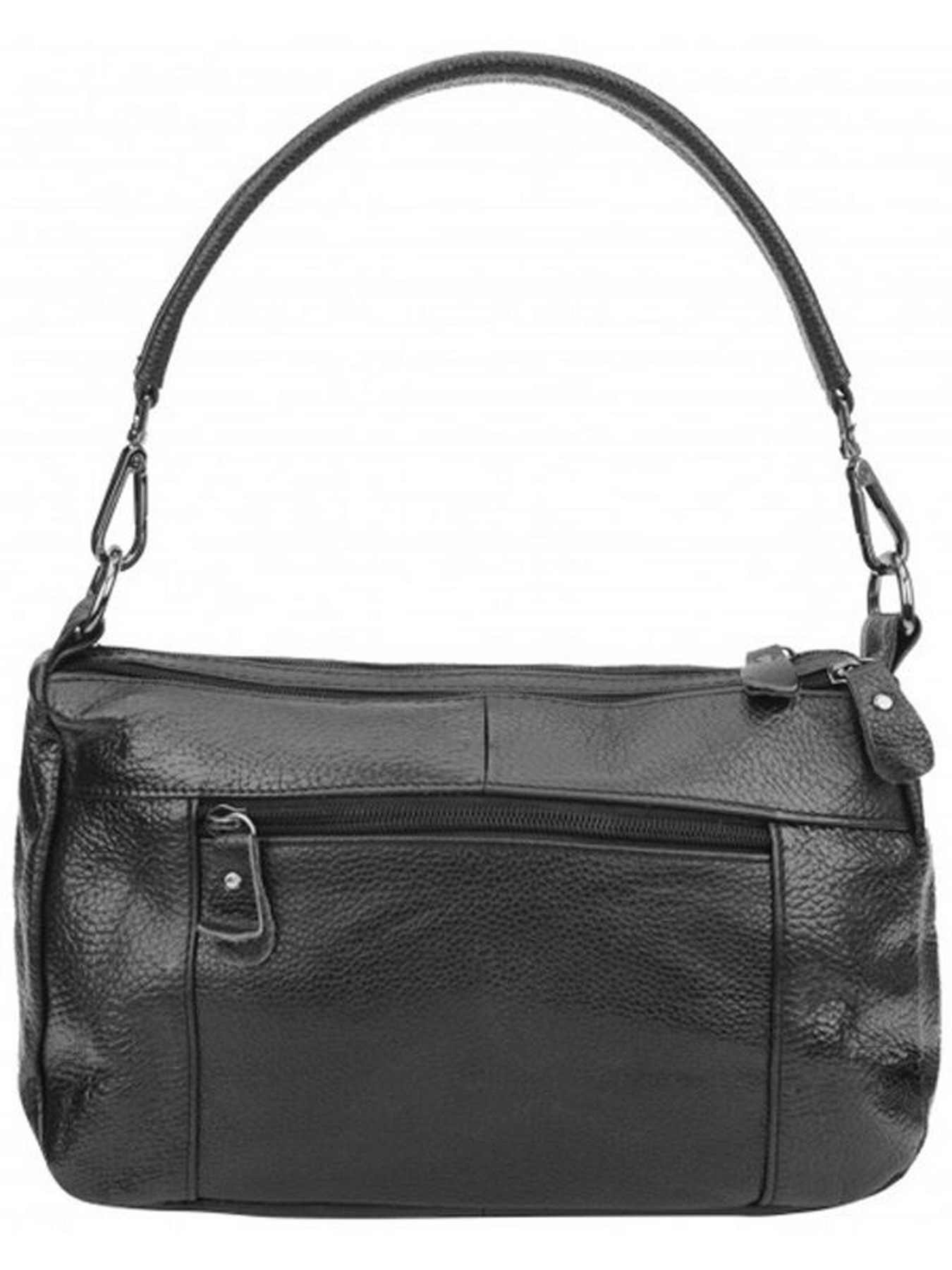 Сумка Borsa Leather модель 1t840-black Фото