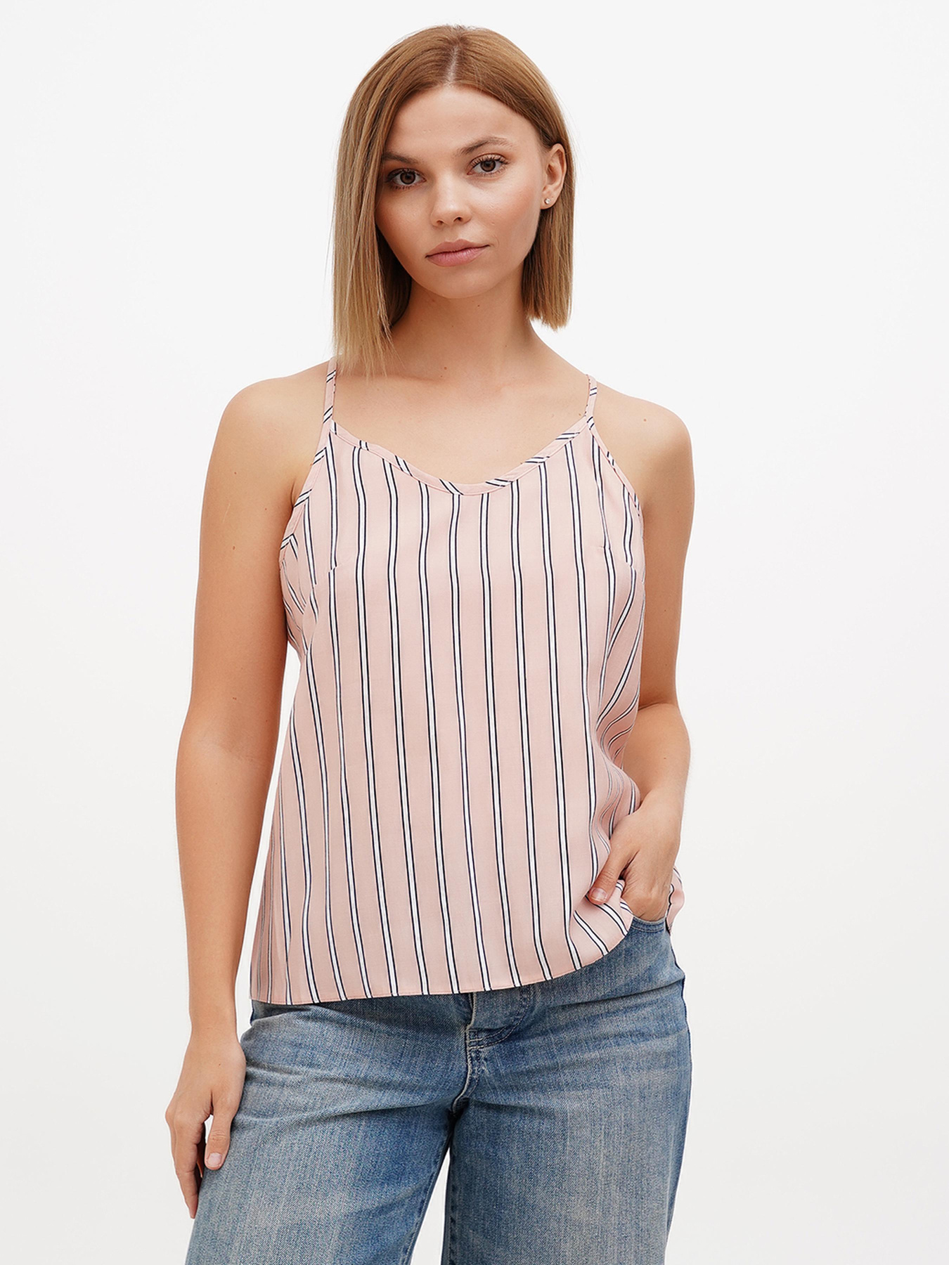 Майка Sassofono модель A272-SC-1829_пудра Фото