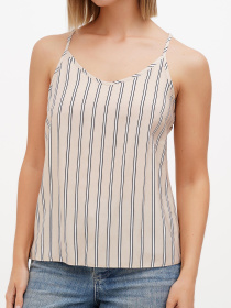 Майка Sassofono модель A272-SC-1829_бежевый Фото