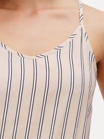 Майка Sassofono модель A272-SC-1829_бежевый Фото