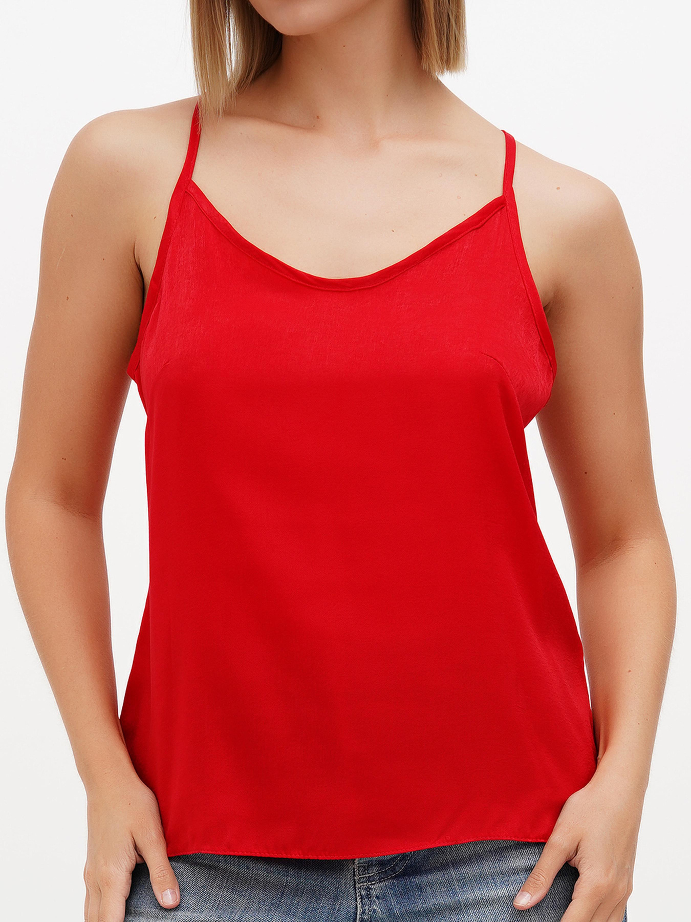 Майка Sassofono модель A272-SC-1830_красный Фото