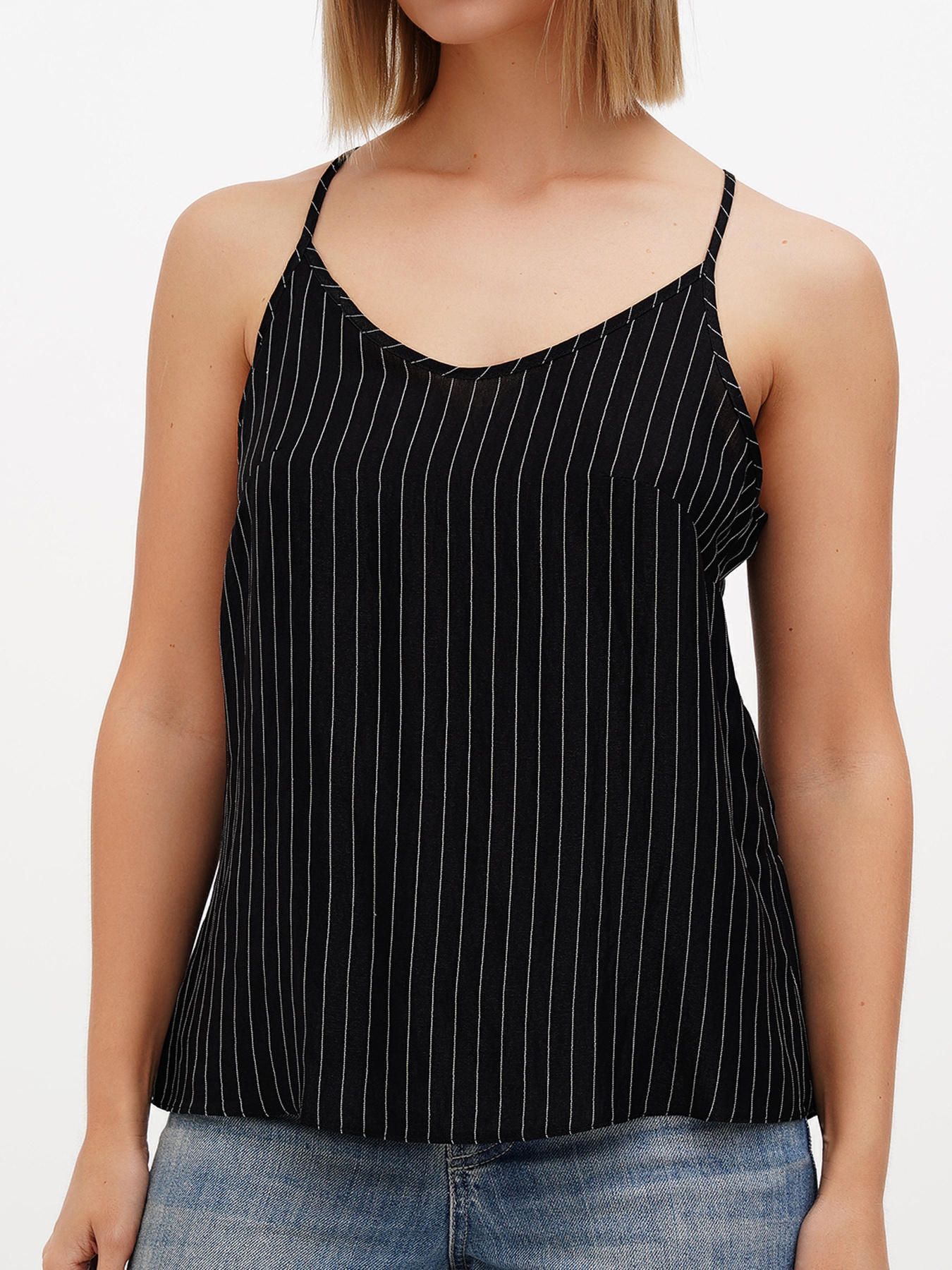 Майка Sassofono модель A272-SC-1831_чёрный Фото