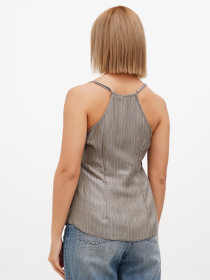 Майка Sassofono модель A272-SC-1831_зелёный Фото