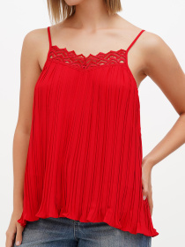 Майка Sassofono модель A272-SC-1832_красный Майка Sassofono модель A272-SC-1832_красный Фото